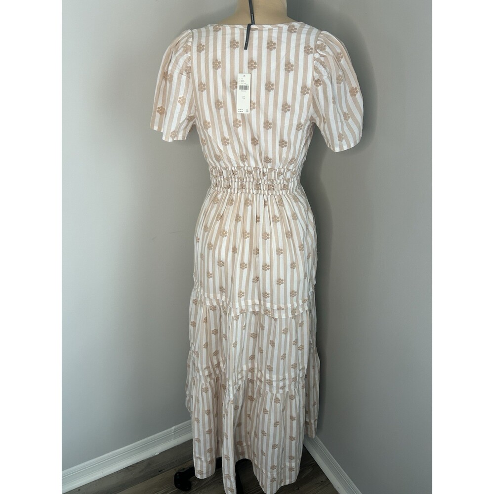 Anthropology Cream And Tam Floral Maxi Dress Cottagecore Prairie XS - Picture 7 of 8